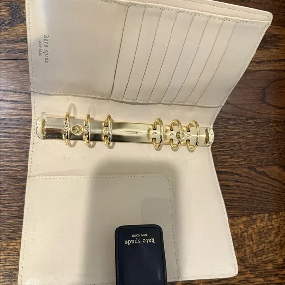 Kate Spade Black Leather Organizer - Picture 2 of 3